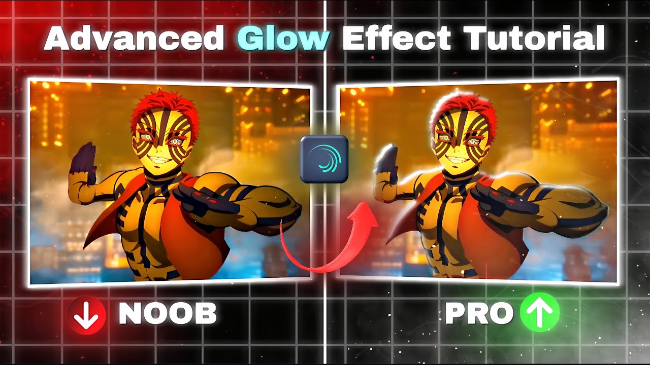 Pro Character Glow Tutorial for AMVs | Alight Motion Editing (Part 3)
