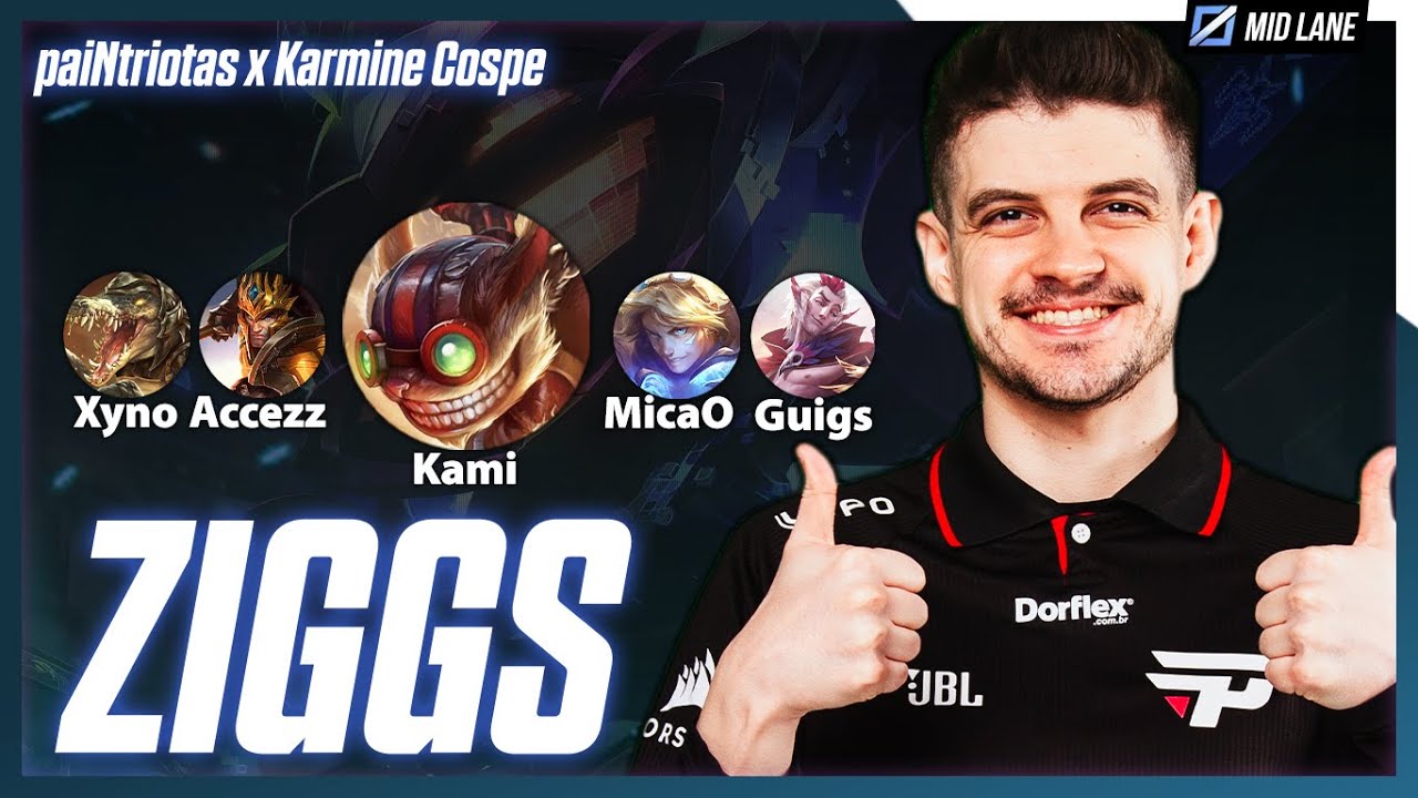 ESSE ZIGGS RENDEU DEMAIS! - Treino do KINGS LENDAS vs KARMINE COSPE