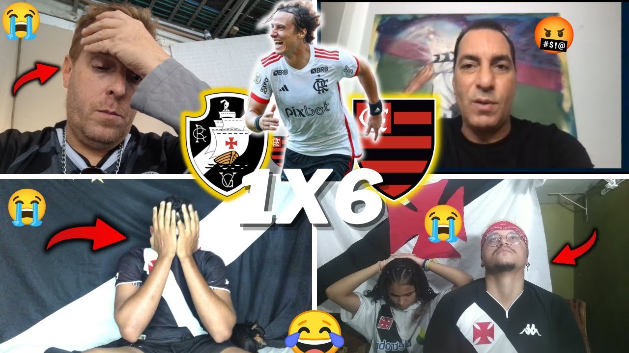 REA&Ccedil;&Otilde;ES VASCAINAS HUMILHADOS E TRISTEZA TOTAL- VASCO 1X6 FLAMENGO- BRASILEIR&Atilde;O 2024- VAMOS RIR KKKKK