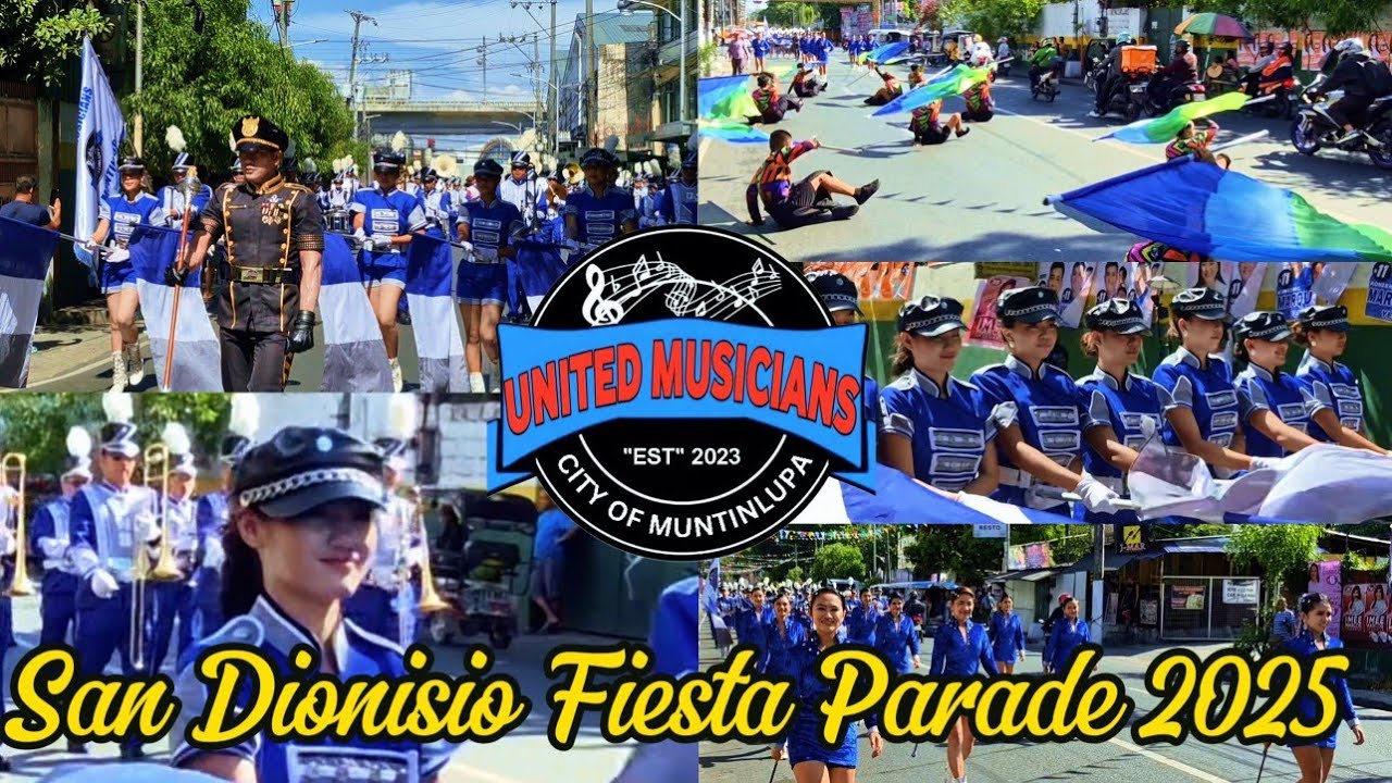 United Musicians Band of Muntinlupa | San Dionisio Fiesta 2025 | Parade