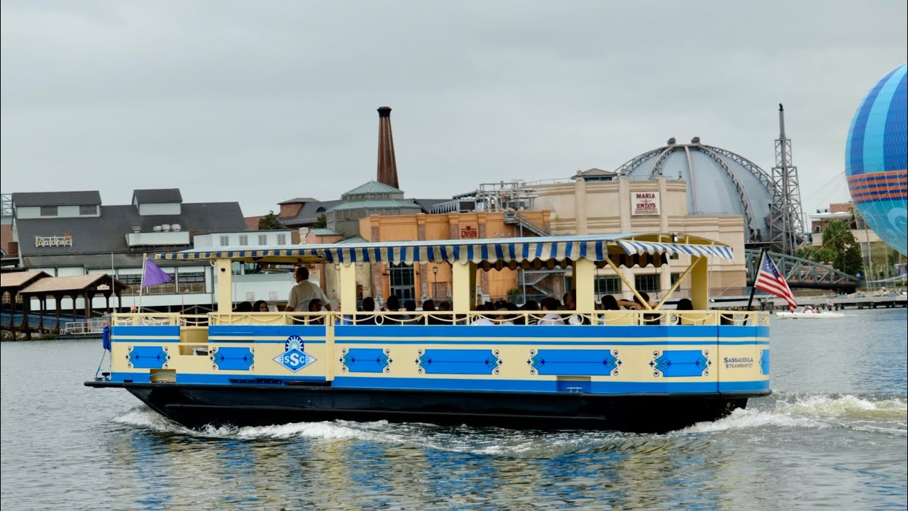 Boat Ride from Disney Springs to Disney's Port Orleans Resorts in 4K | Walt Disney World March 2026