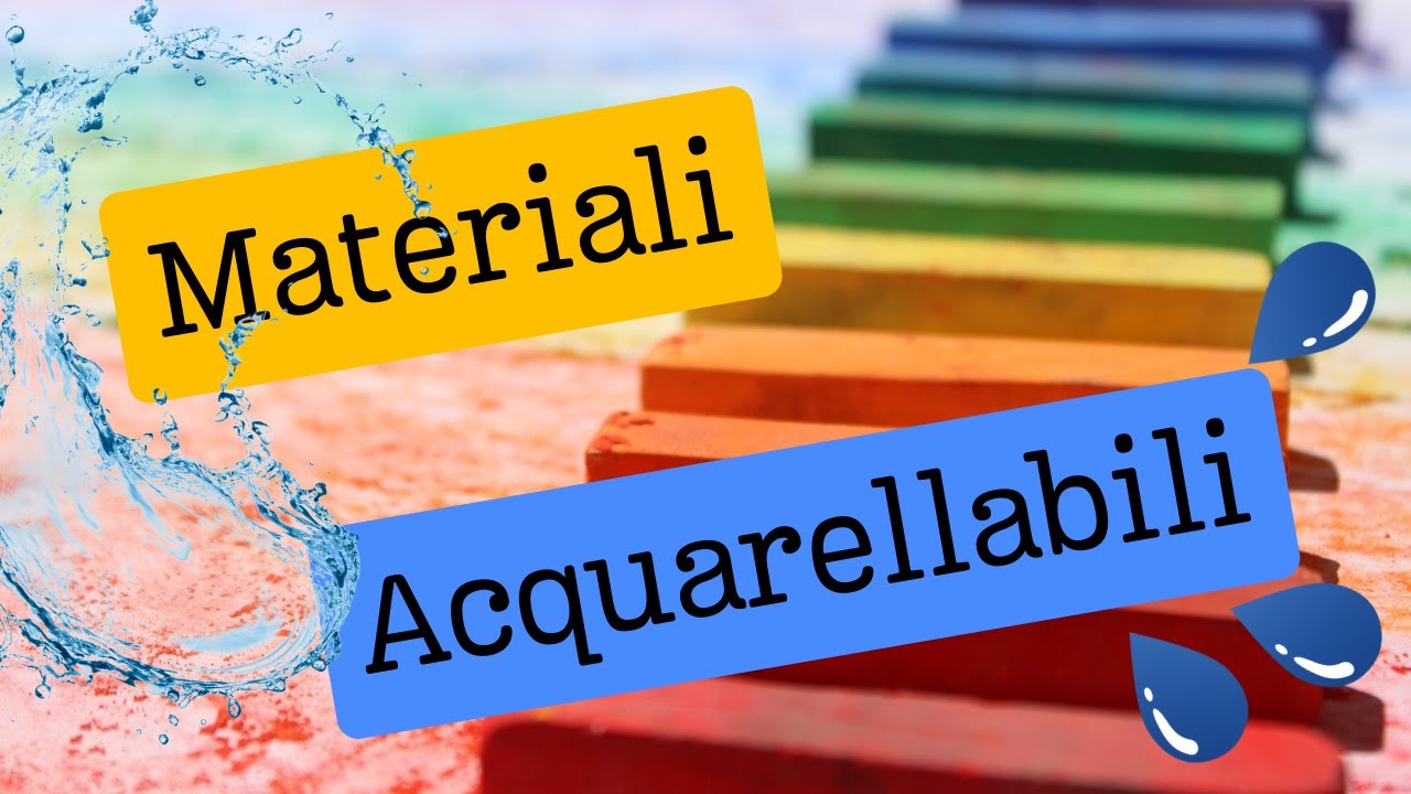 Colori acquarellabili