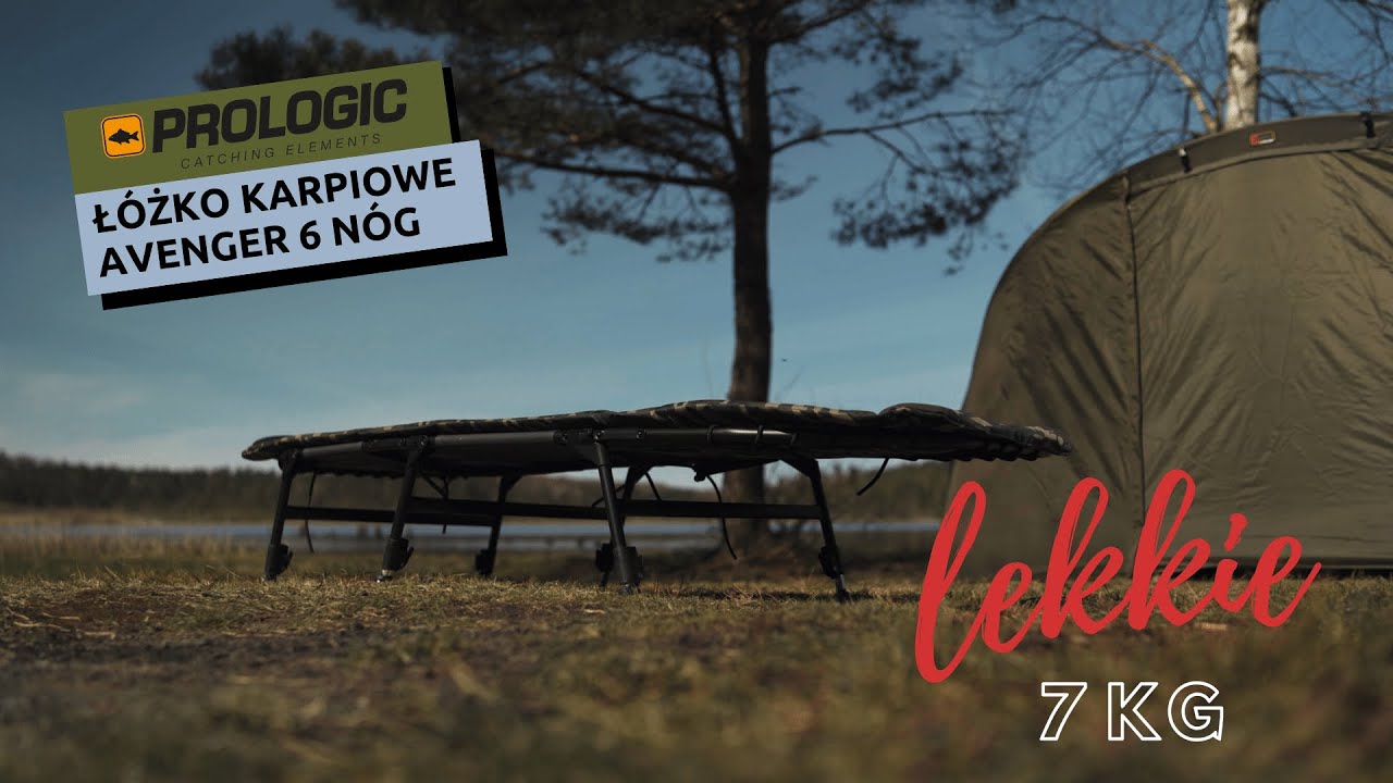 Lekkie łóżko karpiowe Prologic Avenger na 6 nogach