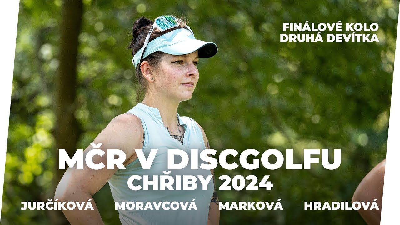 Finále kategorie FPO MČR V DISCGOLFU 2024 | druhá devítka | Jurčíková, Moravcová, Marková, Hradilová