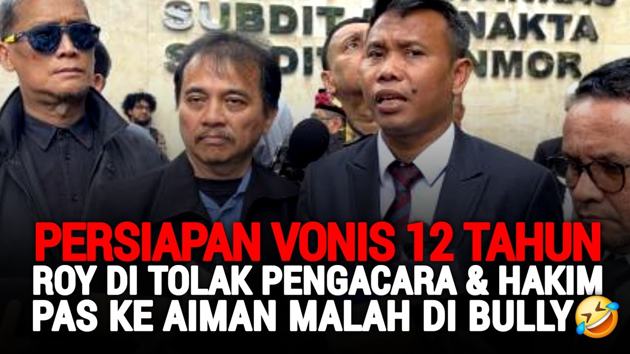 VONIS 12 TAHUN ‼️ ROY SURYO DI TOLAK HAKIM,LANGSUNG NGAKU AHLI FOTOCOPY & DI BULLY SATU RUANGAN😂