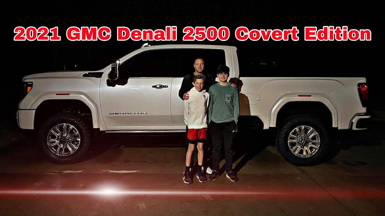 2021 GMC Denali 2500HD 3.5” Lifted Covert Edition On 35s