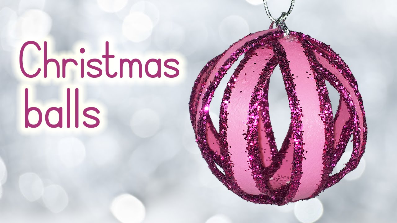 DIY Christmas crafts: CHRISTMAS BALLS recycling toilet paper rolls - Innova Crafts