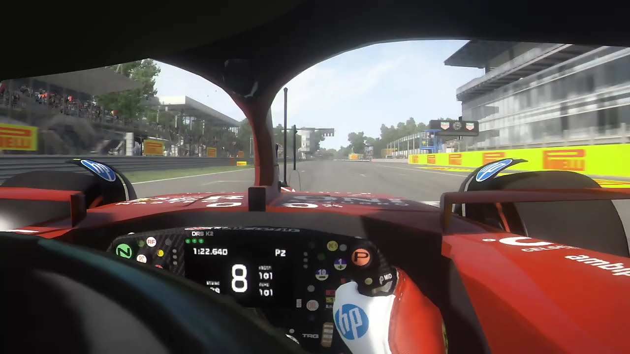 F1 2025 Charles Leclerc Visor Cam Italian Grand Prix | 
