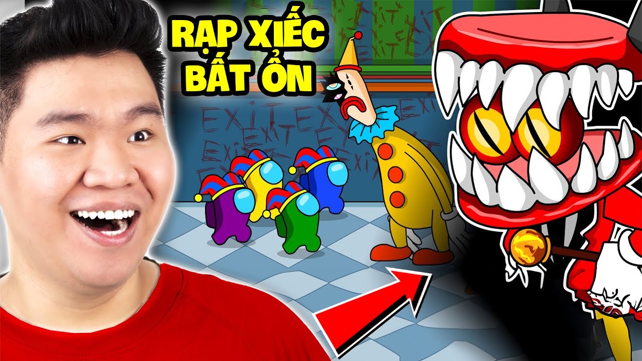 Among Us Thoát Khỏi Rạp Xiếc Ma Quái !!