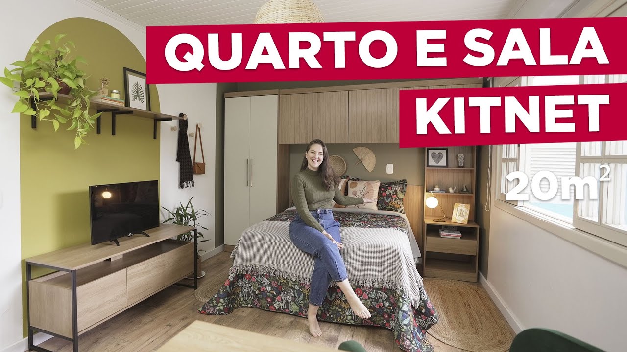 TRANSFORMAÇÃO QUARTO DE KITNET 20m² com Diycore
