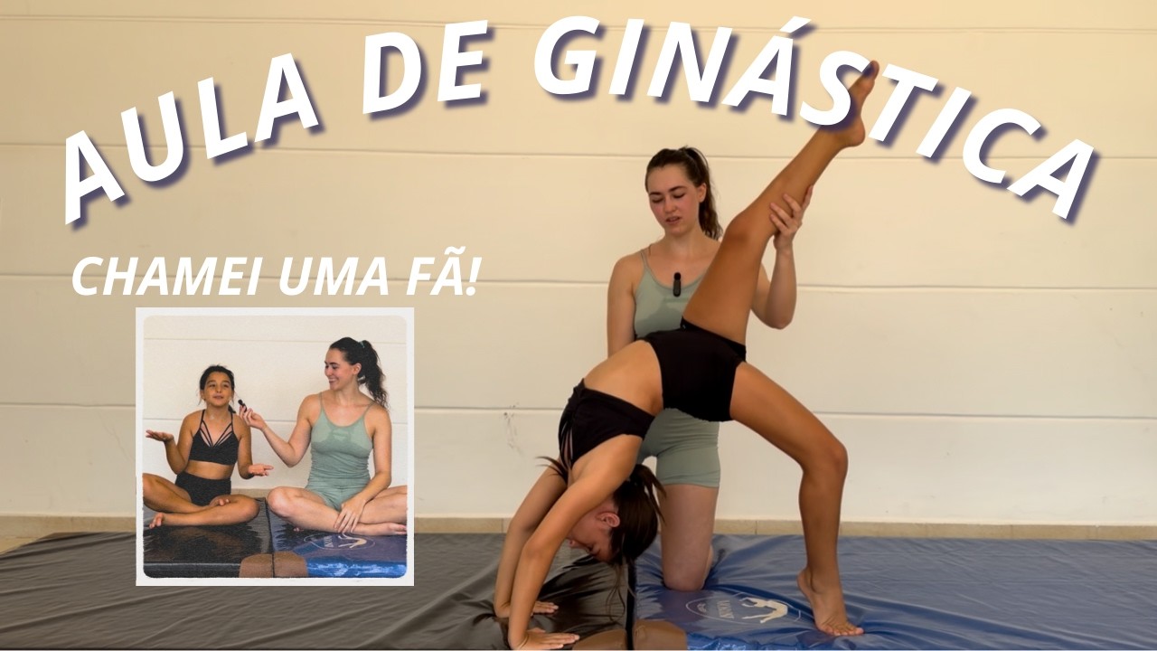 Dei uma aula de ginástica pra uma fã 🥰❤️