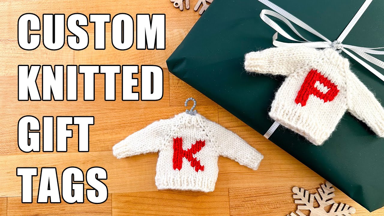 Mini Sweater Knitting Pattern: Gift Tags and Ornaments