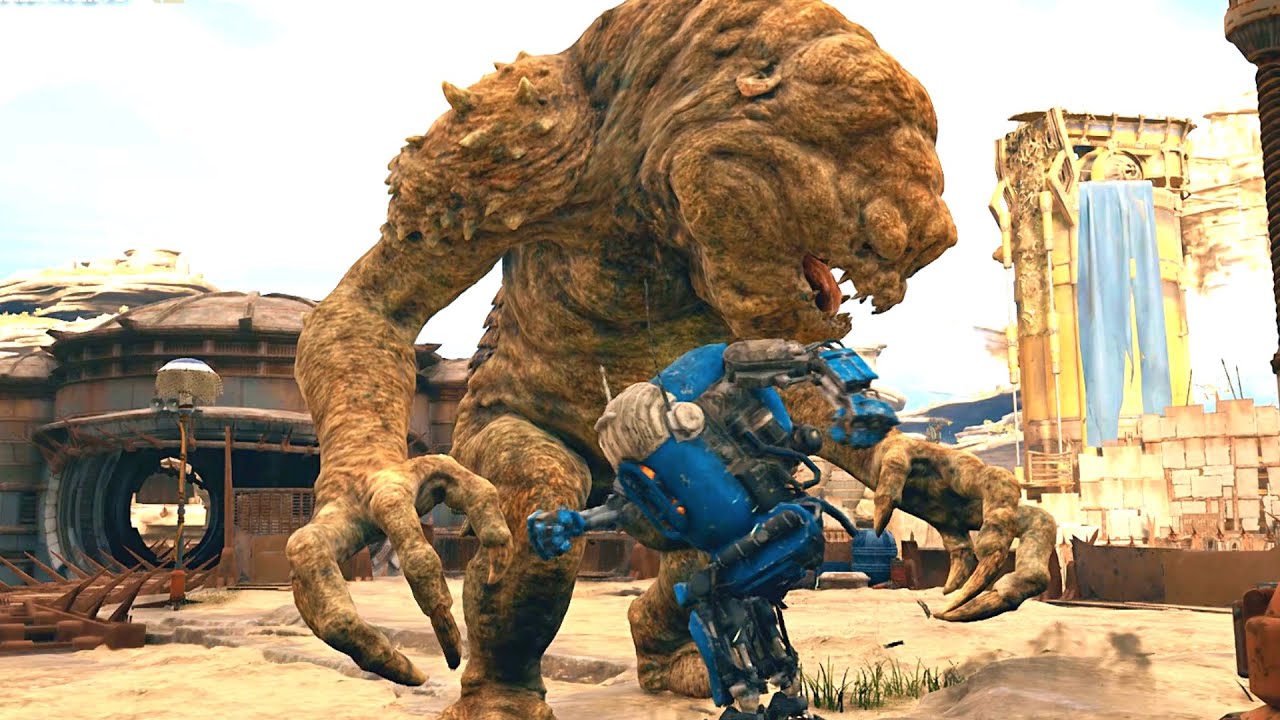 Bounty Hunter VS Rancor - STAR WARS JEDI SURVIVOR