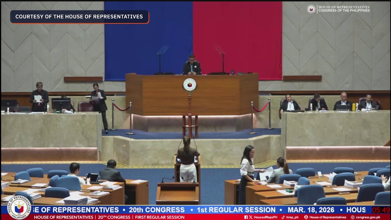 Day 2 of House plenary debates on anti-dynasty bill — March 18, 2026