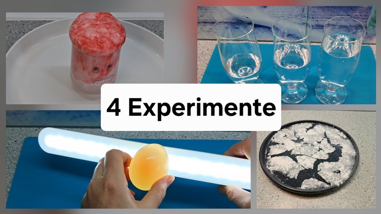 4 Experimente, spannend und was zum staunen