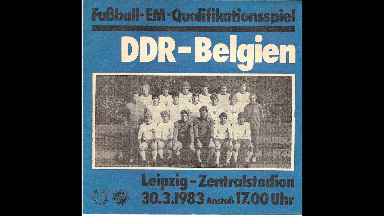 Full match Euro Qualifier East Germany - Belgium 1-2 (30 March 1983)