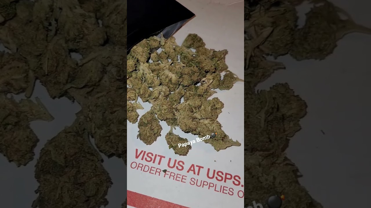 #thcareview #420 #unboxing papaya bomb its ok but it's not me...#thcasmallbuds