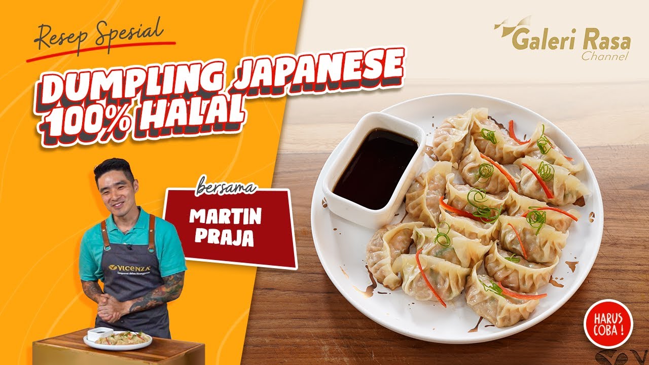 MARTIN PRAJA | DUMPLING JAPANESE 100% HALAL!!!!! ~ RESEP GYOZA [ DUMPLING]