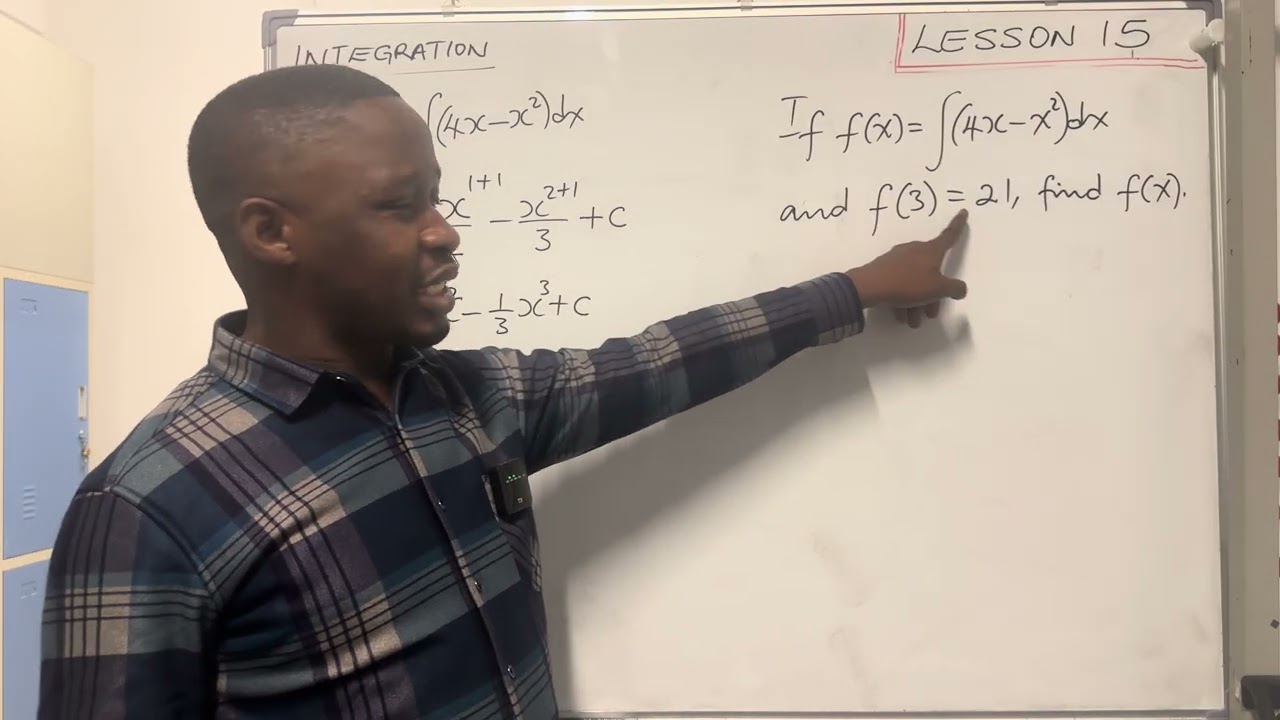 Integration : Lesson 15