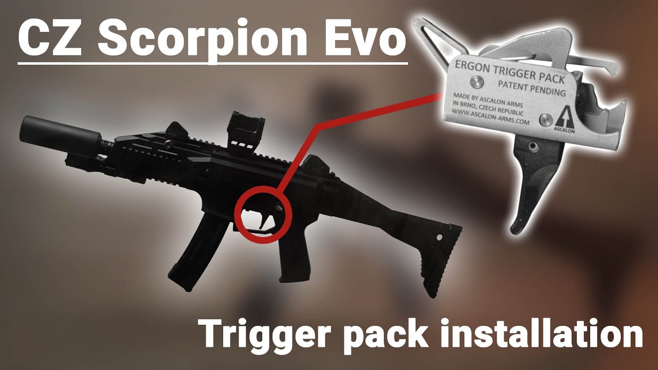How to replace a trigger pack on a CZ Scorpion Evo | CZ Parts