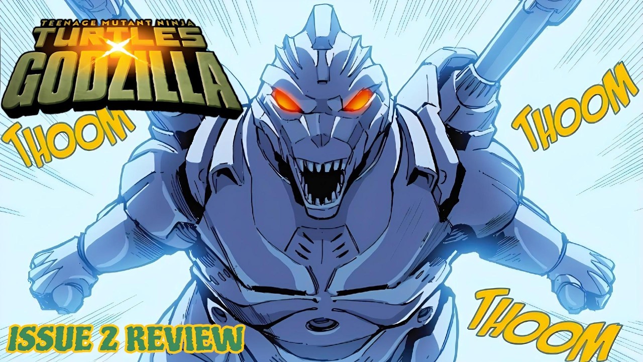 Teenage Mutant Ninja Turtles X Godzilla Issue 2 Review - Mechagodzilla Enters the Fight