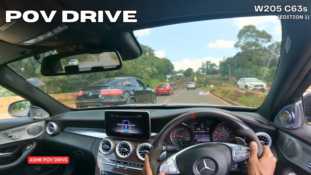 POV Drive Mercedes Benz C63s AMG | POV Driving in Nairobi | GoPro Hero 13 | 4K #pov