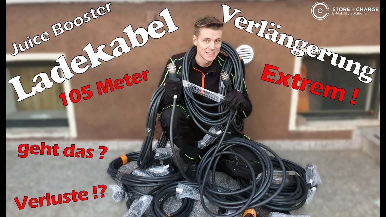 Juice Booster EXTREM -105 Meter Verlängerung - Ladekabel