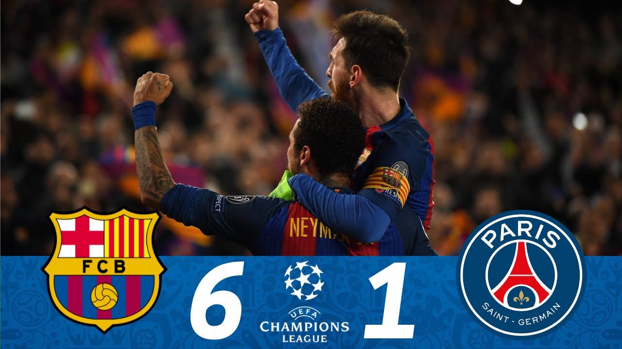 Barcelona 6-1 PSG (INCREDIBLE Comeback) Highlights & Goals | UCL 2017