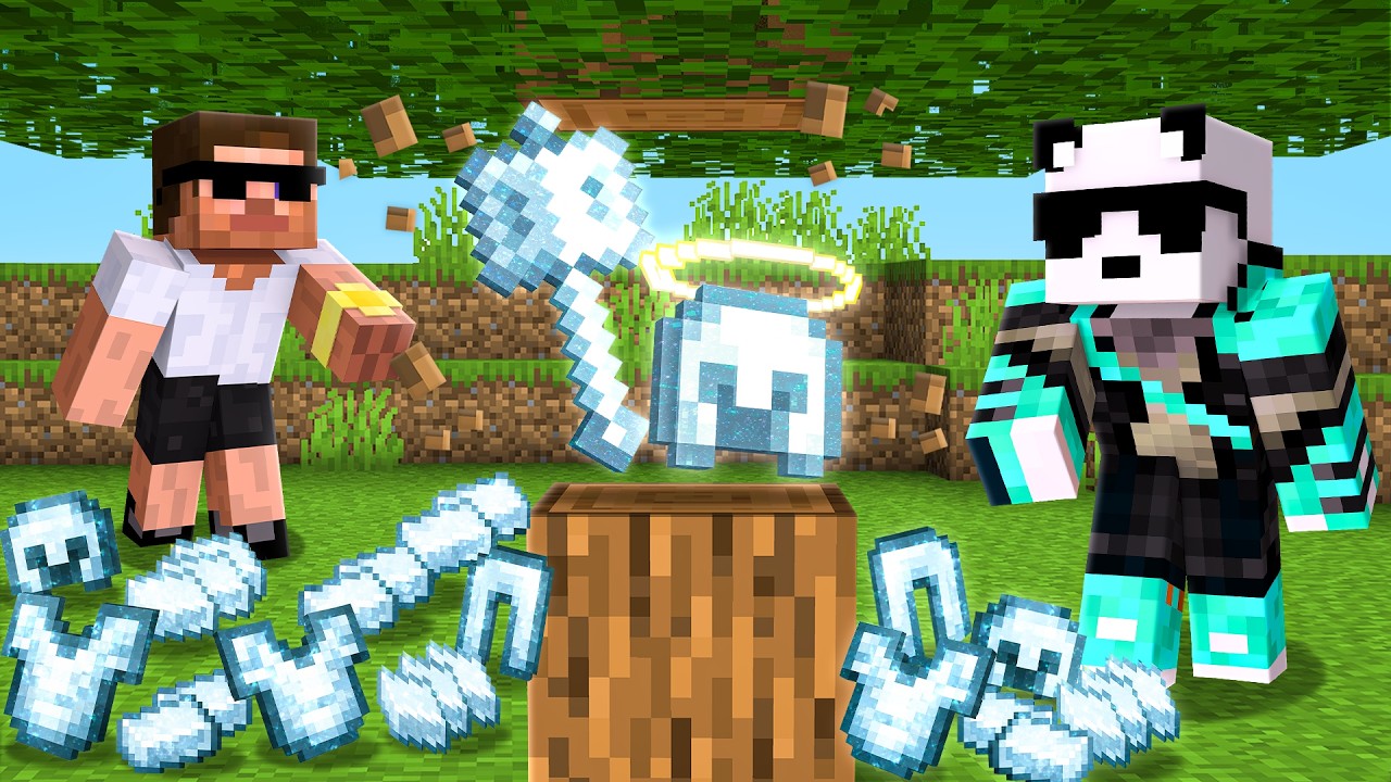 Minecraft But Every Drop is GODLY GUN!