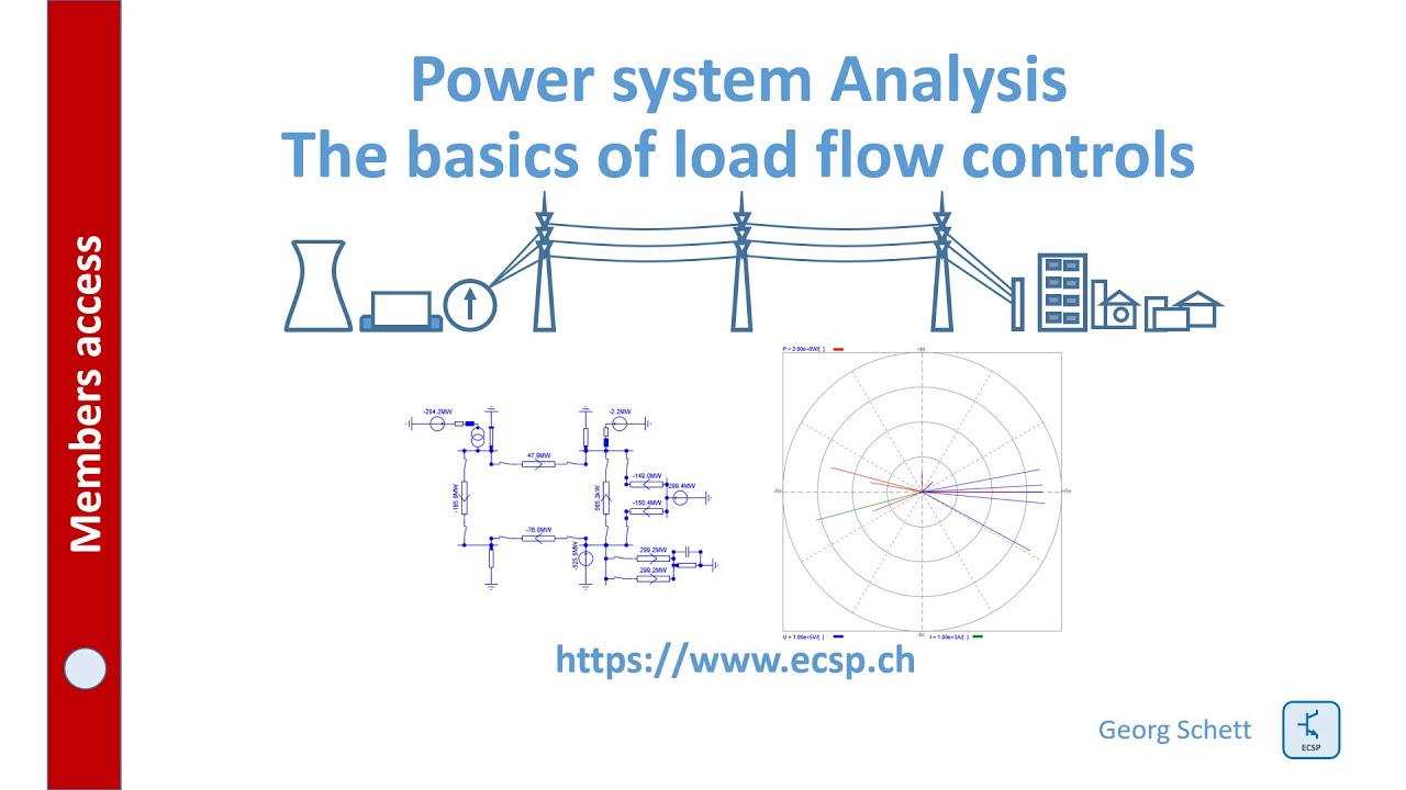 Power system load flow basics [circuit simulator]
