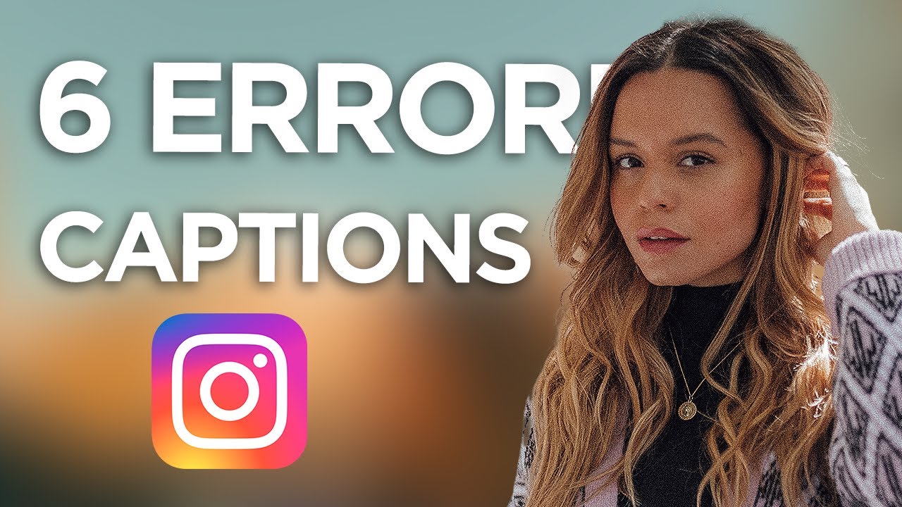 🛑6 ERRORES en tus CAPTIONS  de INSTAGRAM que no sabes que estás cometiendo