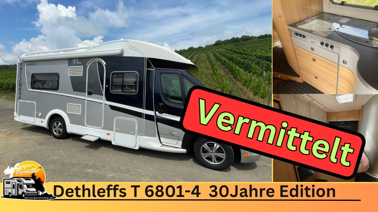 Einzigartiger Wohnmobil Grundriss | Dethleffs T 6801 | 30 Jahre Edition