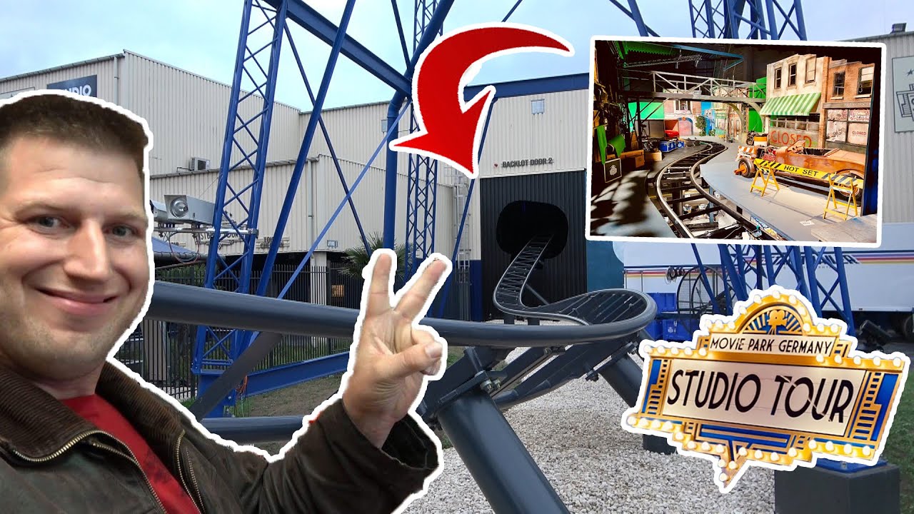 NIEUWSTE INDOOR ACHTBAAN MOVIE PARK GERMANY: MP STUDIO TOUR!!!