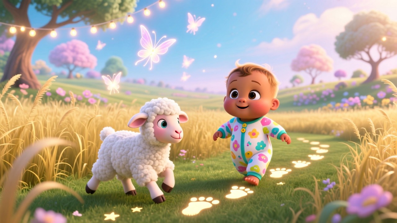 Merry Had a Little Lamb | Classic Nursery Rhyme for Kids | Fun Sing-Along Song