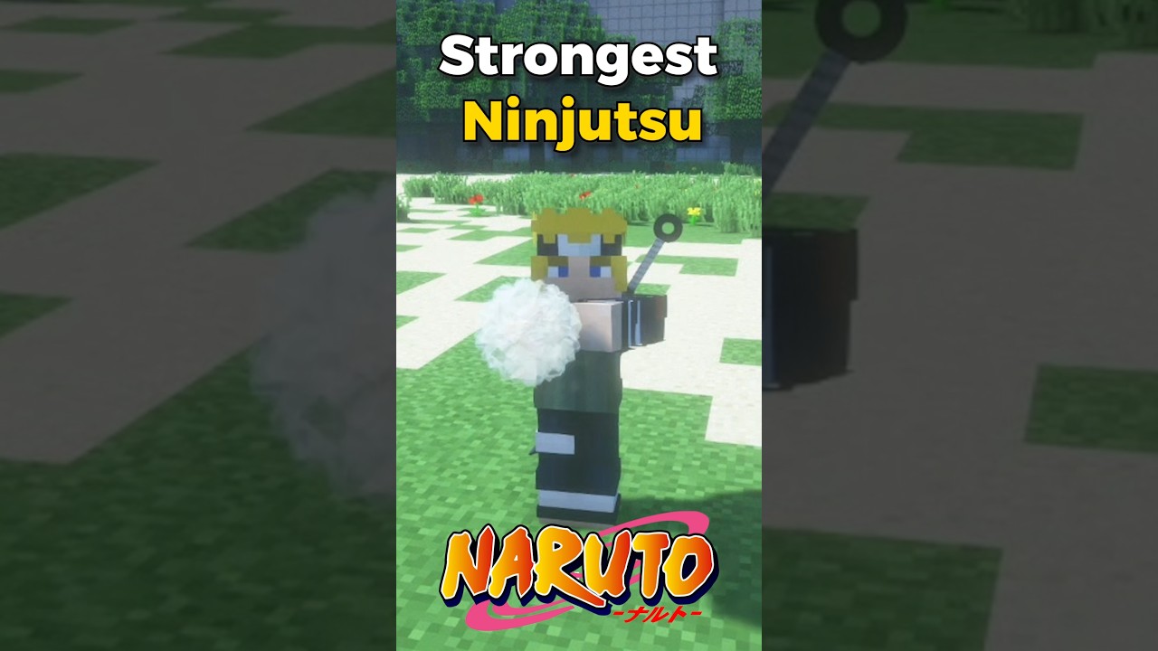 The STRONGEST Naruto Jutsu in Minecraft #shorts #narutomod #naruto
