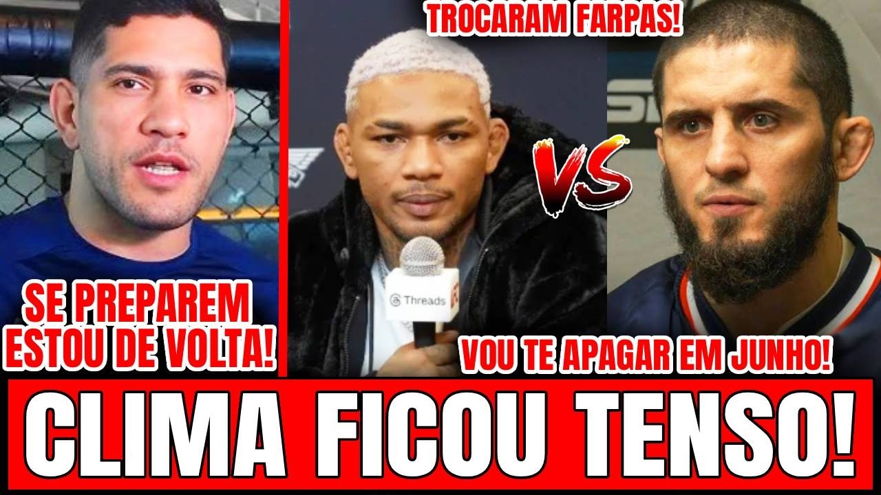 ALEX POATAN ENFRENTA RUSSO DE NOVO! ISLAM MAKHACHEV AMEAÇA MICHAEL MORALES E EQUATORIANO DISPARA!