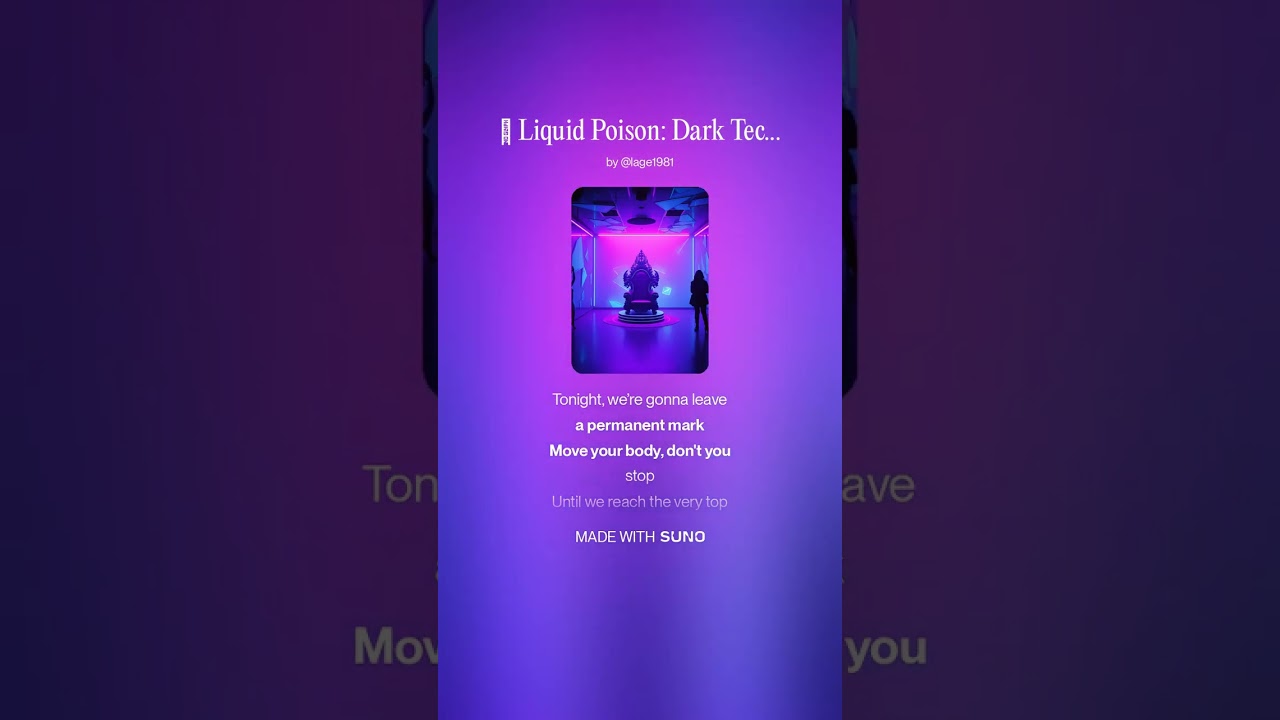 🐍 Liquid Poison  Dark Tech House   Heavy Romanian Club Beat