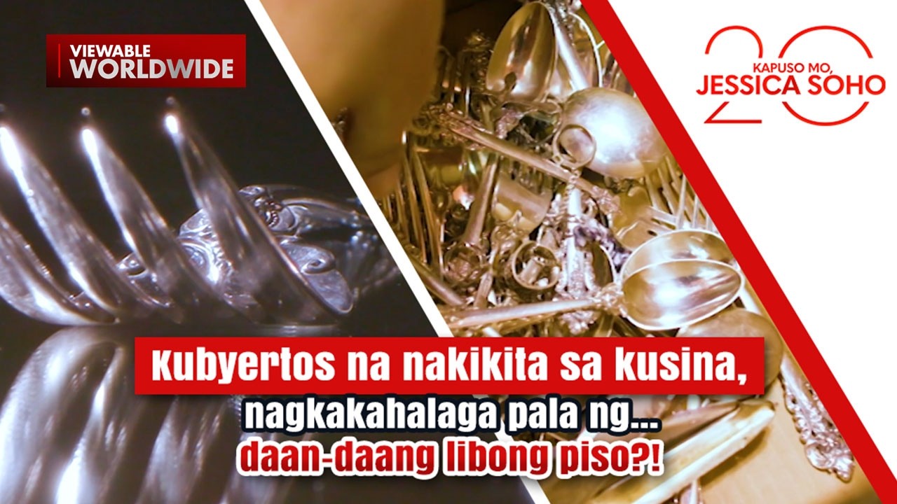 Kubyertos sa kusina, nagkakahalaga pala ng daan-daang libong piso?! | Kapuso Mo, Jessica Soho