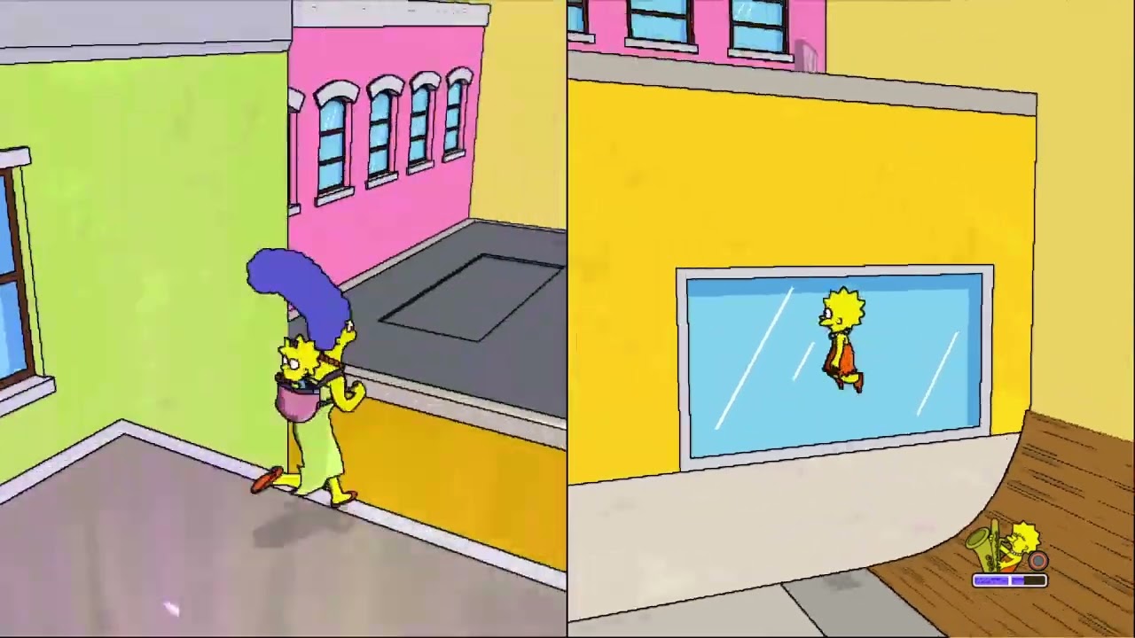 The Simpsons Game (PS3) - 2 Player Coop Open World Hack/Mod