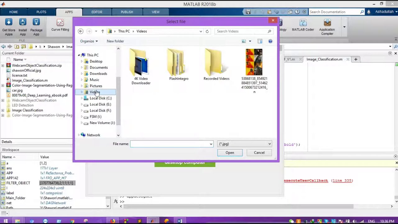 How To Develop Image Recognition Software in Matlab Appdesigner