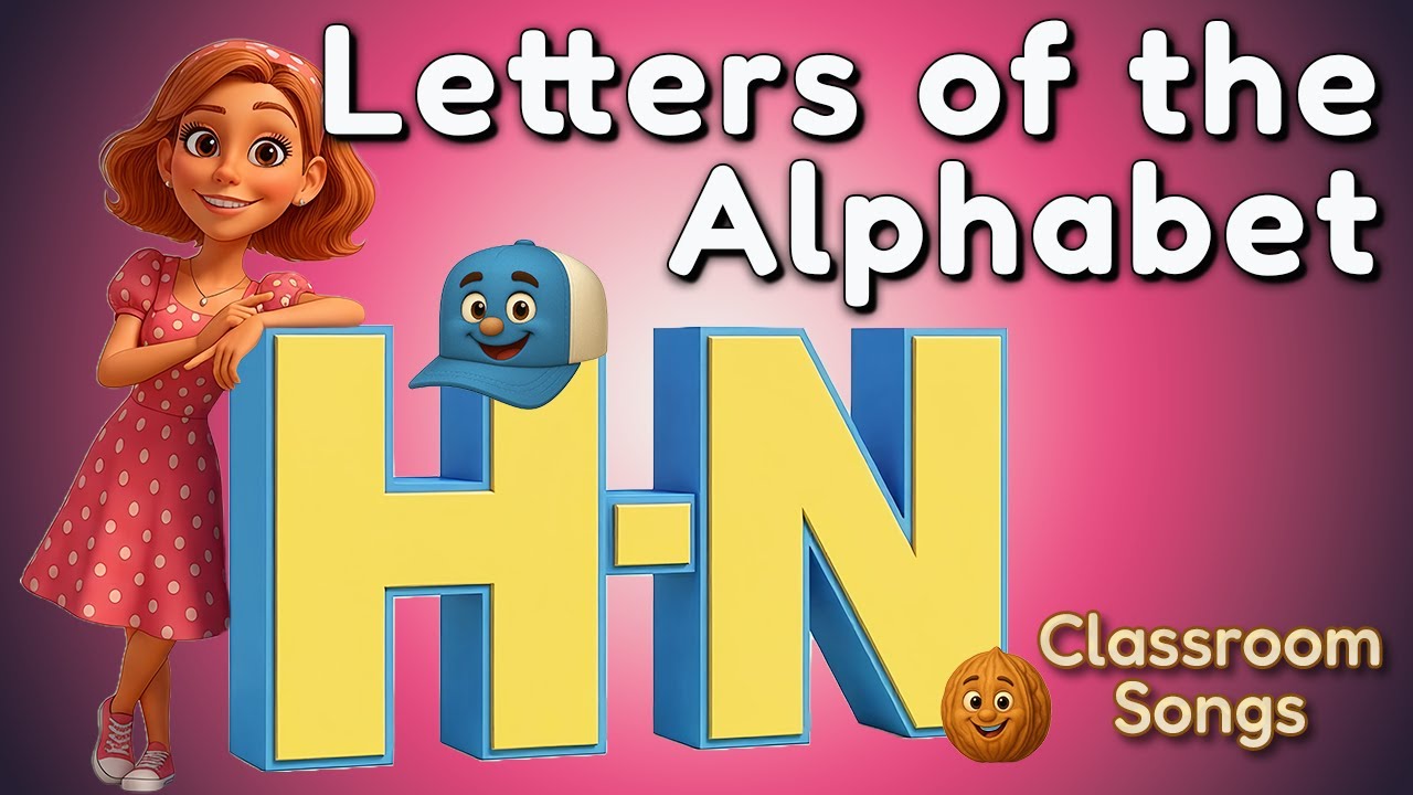 🎵 Letters of the Alphabet (H-N) | Learn With JoJo | Classroom Songs