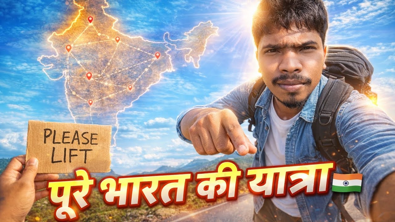 🇮🇳 Solo Travelling India – Hitchhiking & Camping Adventure!