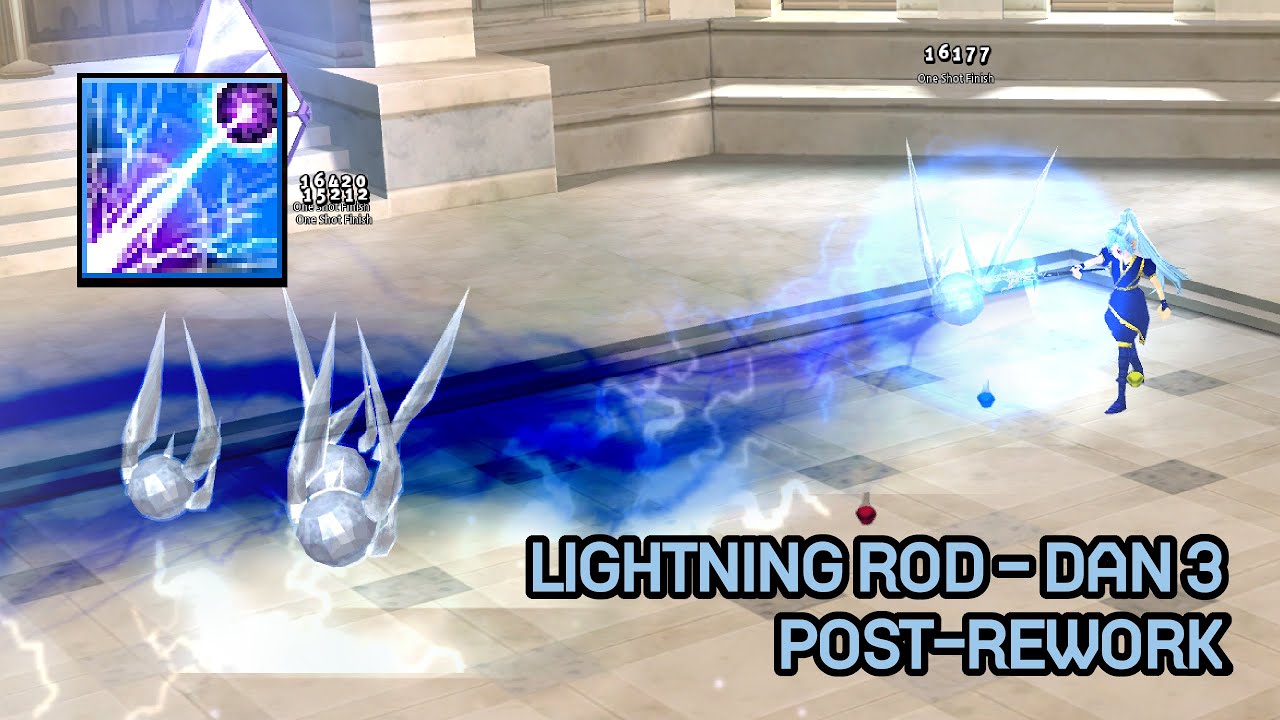 Mabinogi - Lightning Rod Dan Test - Post-Rework