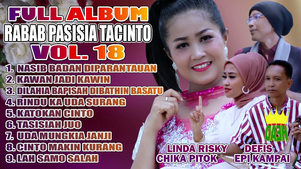 FULL ALBUM - RABAB PASISIA TACINTO VOL.18 - NASIB BADAN DIPARANTAUAN ( official music audio )