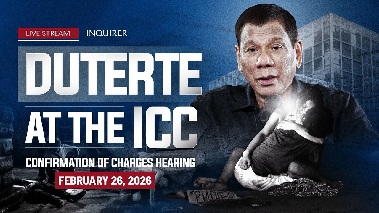 LIVE: Duterte at the ICC: Confirmation of charges hearing (Day 3) | Feb 26