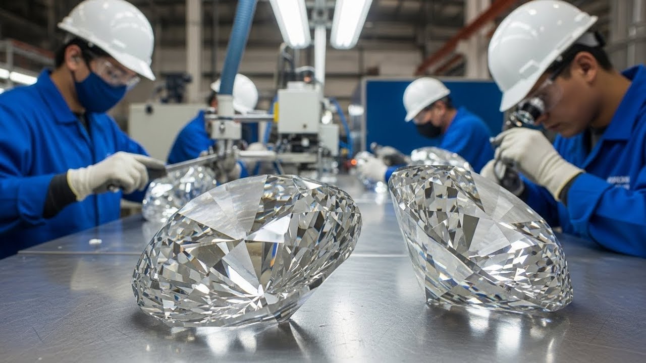 Inside the Diamond Mining Factory – From Deep Earth to Sparkling Jewels (Full Process)