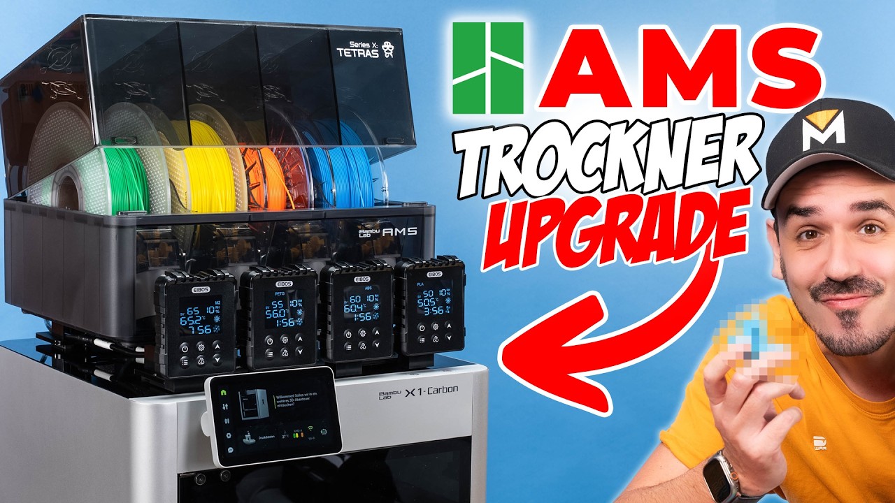 Eibos Tetras | Bambu Lab AMS Trockner-Upgrade - besser als AMS 2 Pro?!