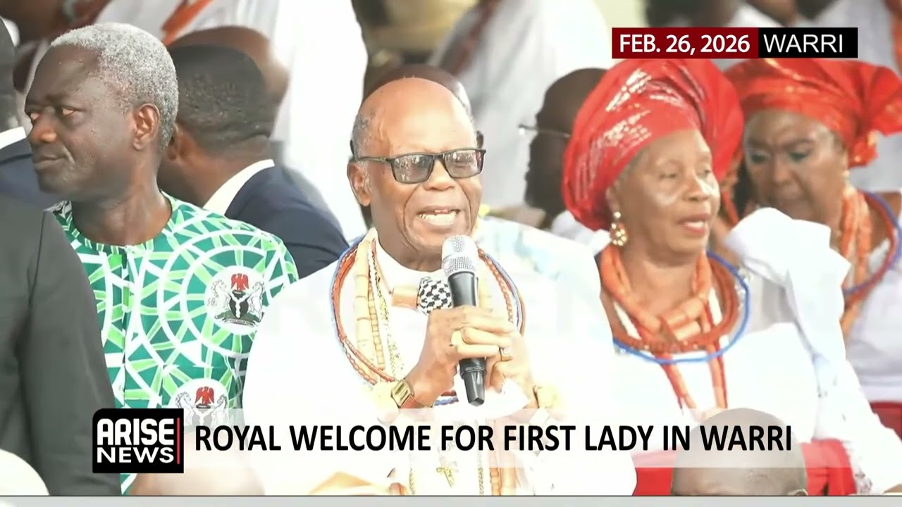 ROYAL WELCOME FOR FIRST LADY IN WARRI 