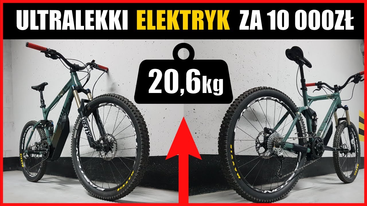 Lepszy niż sklepowy eBike ⚡ ULTRALEKKI eMTB za 10000zł