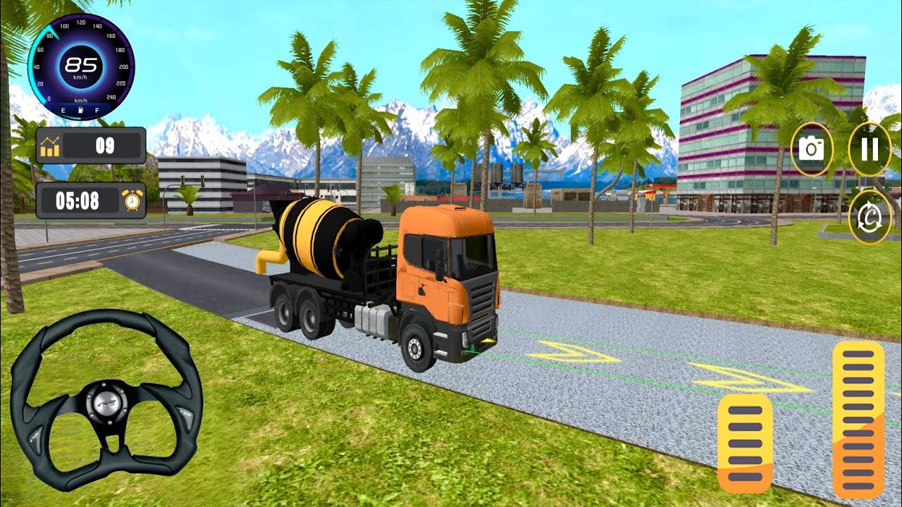 JCB Construction Road Site Mega Car Driving Games - Road Construction Games - Andriod Gameplay